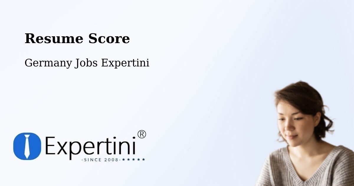 Resume Score & Job Description Match Tool – Achern - Germany Jobs Expertini
